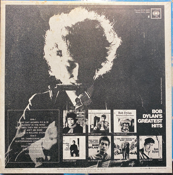 Bob Dylan : Bob Dylan's Greatest Hits (LP, Comp)