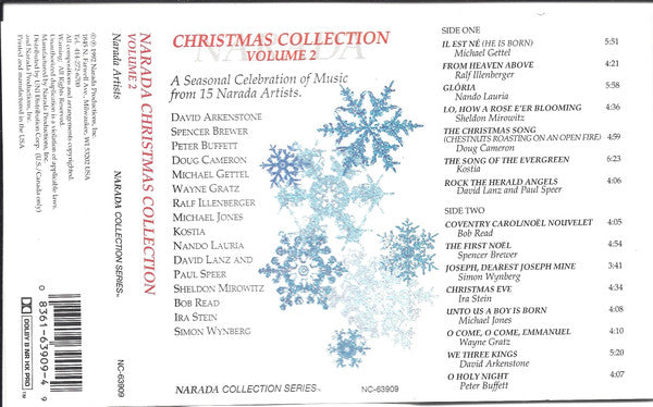 Various - Narada Christmas Collection Volume 2 (Cassette) (VG) - Endless Media