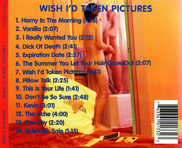 Pansy Division : Wish I'd Taken Pictures (CD, Album)