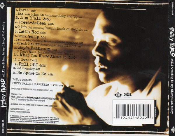 Petey Pablo : Still Writing In My Diary: 2nd Entry (CD, Album)