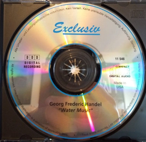Georg Friedrich Händel, Frankfurter Philharmoniker, Helmut Grossen : Water Music (CD, Album)