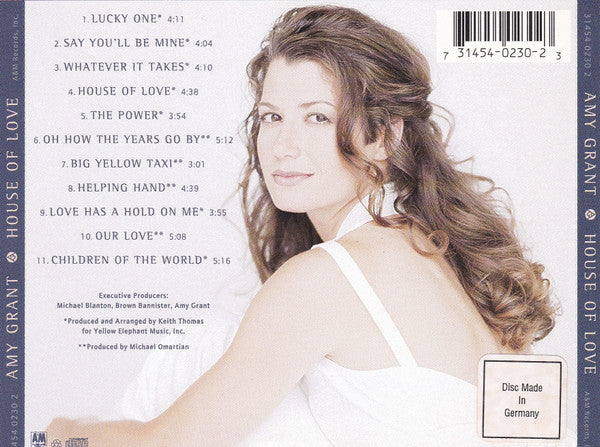 Amy Grant : House Of Love (CD, Album)