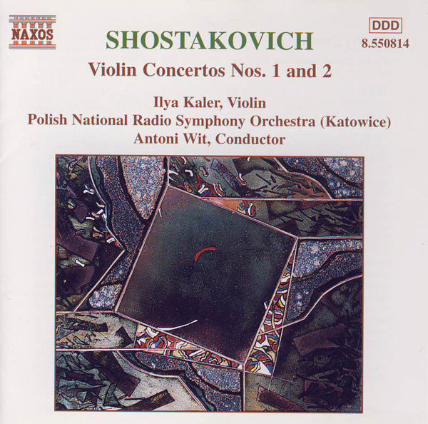 Dmitri Shostakovich, Ilya Kaler, Wielka Orkiestra Symfoniczna Polskiego Radia W Katowicach, Antoni Wit : Violin Concertos Nos. 1 & 2 (CD, Album, P+O)