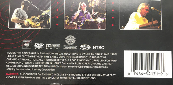 Pink Floyd : Pulse (2xDVD-V, RE, Multichannel, NTSC, Dig)