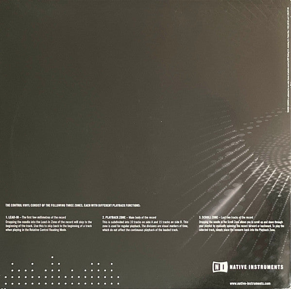 No Artist : Traktor Scratch Control Vinyl Black (12")