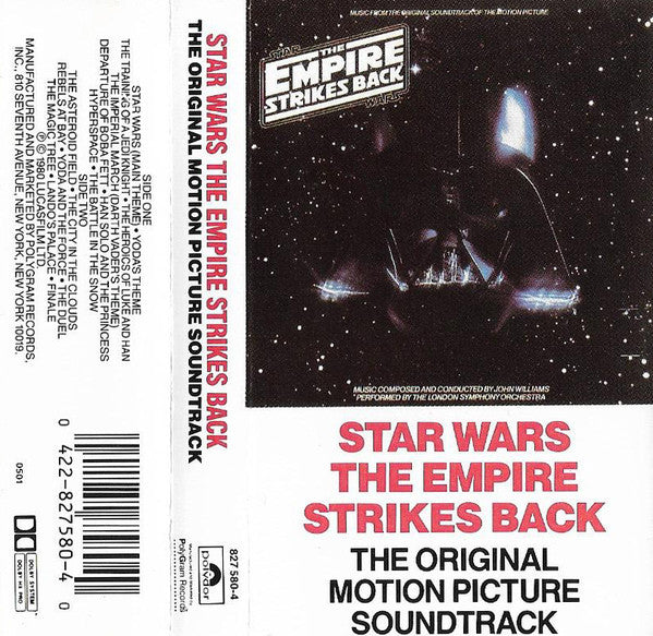John Williams (4), London Symphony Orchestra : Star Wars The Empire Strikes Back The Original Motion Picture Soundtrack (Cass, Album)