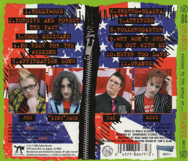 Orange (14) : Welcome To The World Of...Orange (CD, Album, Dig)