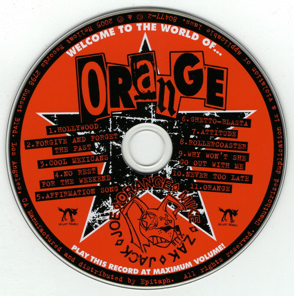 Orange (14) : Welcome To The World Of...Orange (CD, Album, Dig)