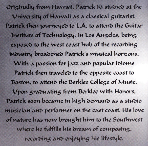 Patrick Ki : Heart Music And Art (CD, Album)