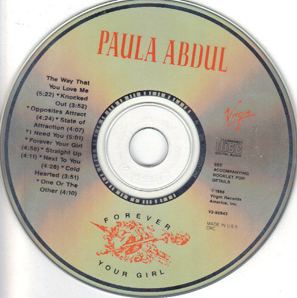 Paula Abdul : Forever Your Girl (CD, Album, Club, CRC)