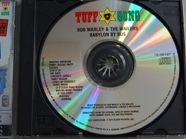 Bob Marley & The Wailers : Babylon By Bus (CD, Album, Club, RM)