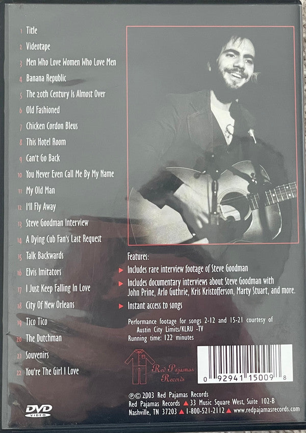 Steve Goodman : Live From Austin City Limits...And More! (DVD-V)