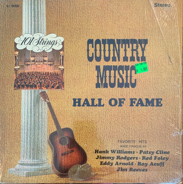 101 Strings - Country Music Hall Of Fame (LP) (G) - Endless Media