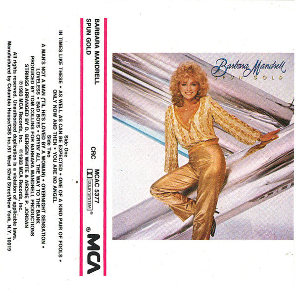 Barbara Mandrell : Spun Gold (Cass, Album, Club, Dol)
