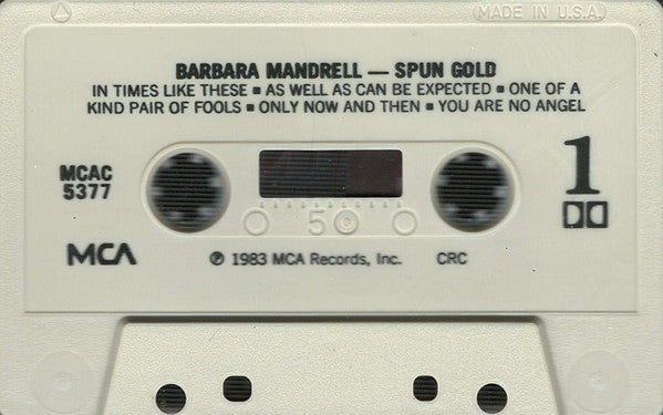 Barbara Mandrell : Spun Gold (Cass, Album, Club, Dol)