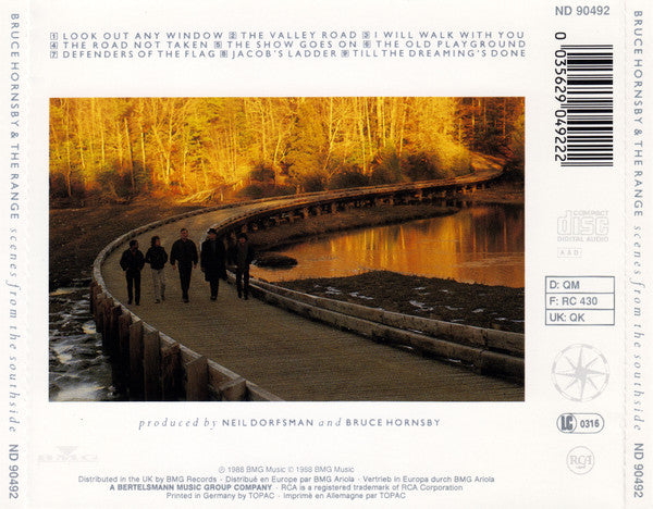 Bruce Hornsby And The Range : Scenes From The Southside (CD, Album, RE)