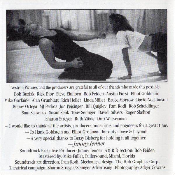 Various : Dirty Dancing (Original Soundtrack From The Vestron Motion Picture) (CD, Comp, Den)