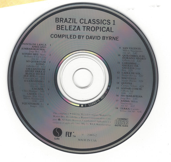 Various : Brazil Classics 1 - Beleza Tropical (CD, Comp, SRC)