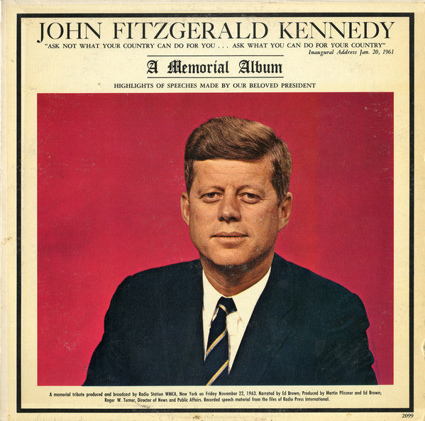 John F. Kennedy - A Memorial Album (LP) (M) - Endless Media