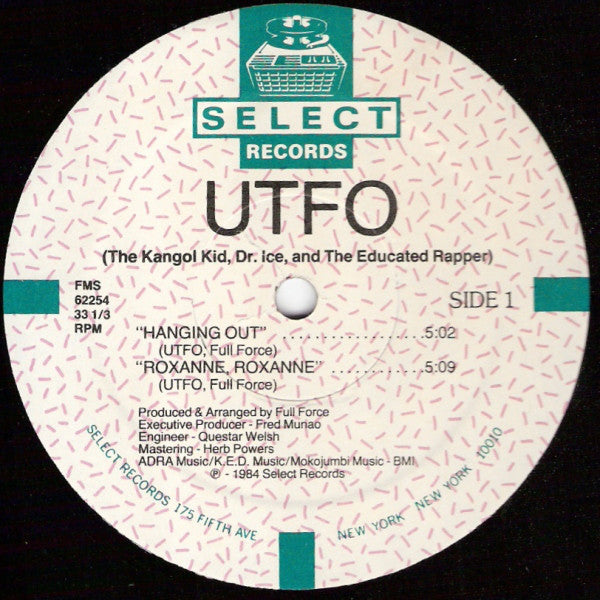 UTFO - Hanging Out / Roxanne, Roxanne (12") (VG) - Endless Media