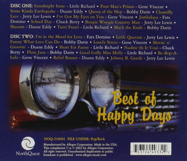 Various : Best Of Happy Days (2xCD, Comp)