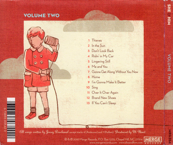She & Him : Volume Two (CD, Album, RP)