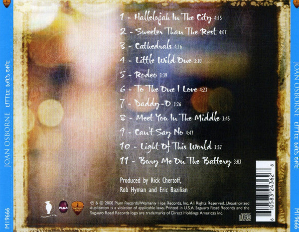 Joan Osborne : Little Wild One (CD, Album)