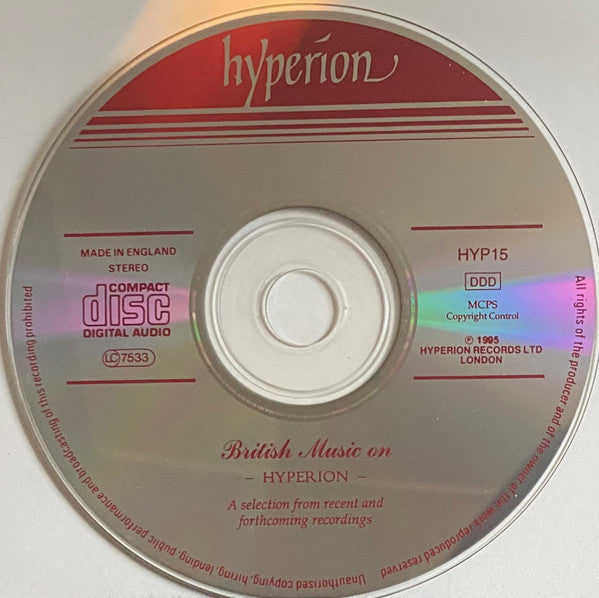 Various : British Music On Hyperion (CD, Comp)