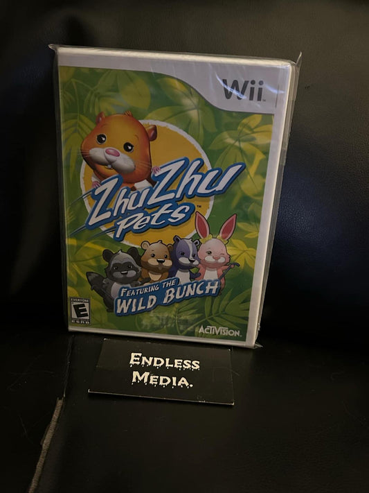 Zhu Zhu Pets 2: Featuring The Wild Bunch Nintendo Wii New & Sealed Video Game