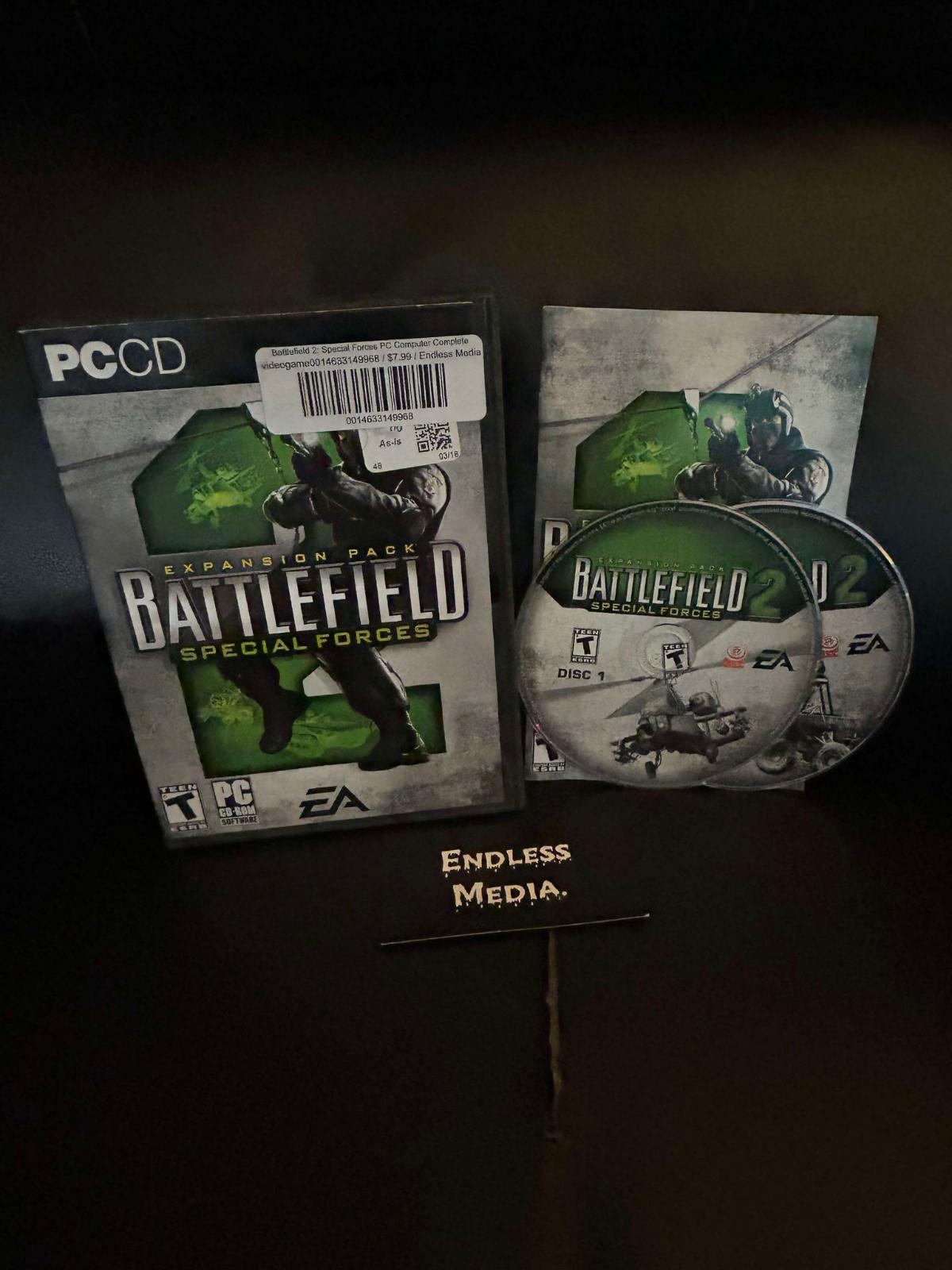 Battlefield 2: Special Forces PC PC Games CIB Video Game