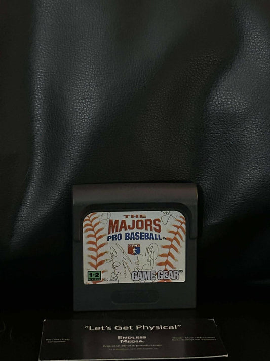 Majors Pro Baseball Sega Sega Game Gear Loose Video Game