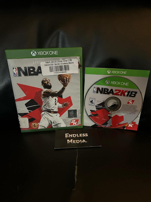 NBA 2K18 Microsoft Xbox One CIB Video Game