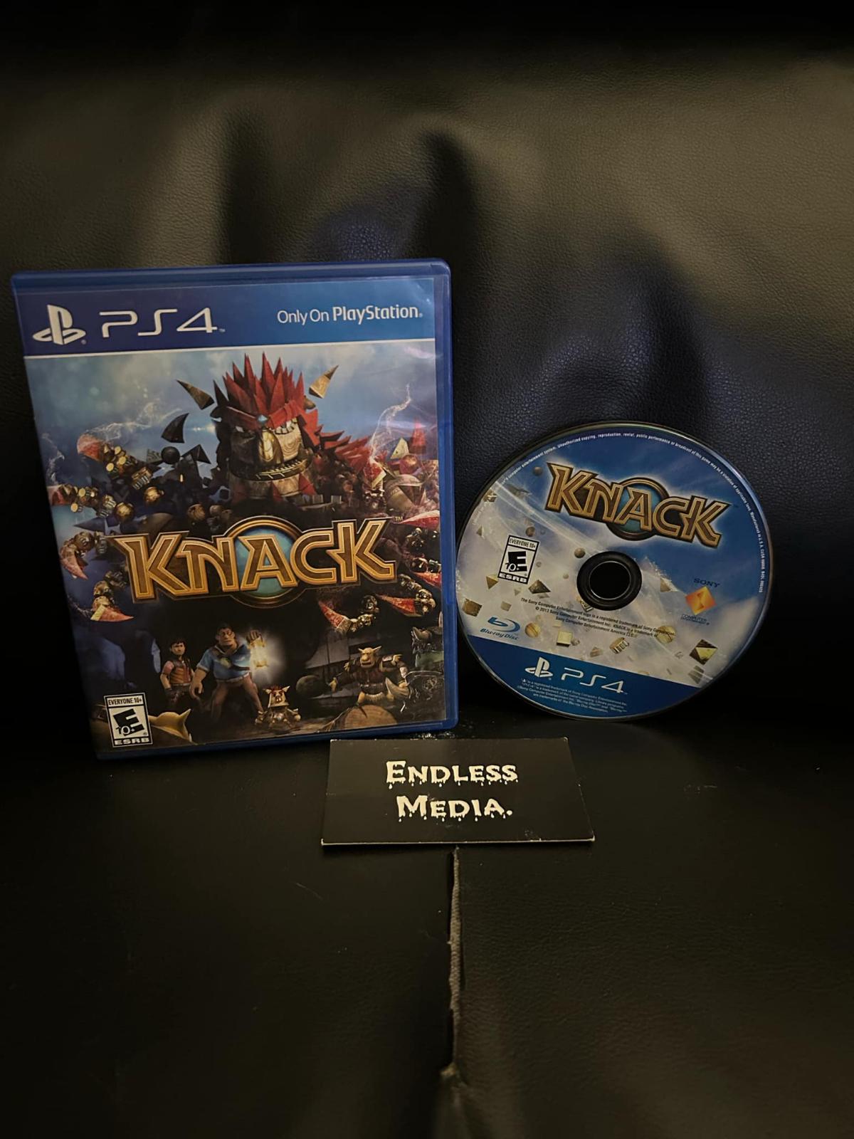 Knack Sony Playstation 4 Item and Box Video Game