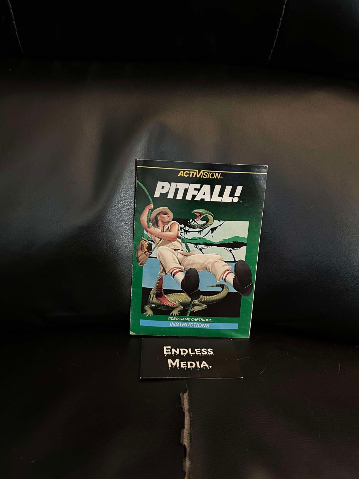 Pitfall! Mattel Electronics Intellivision Manual only Video Game