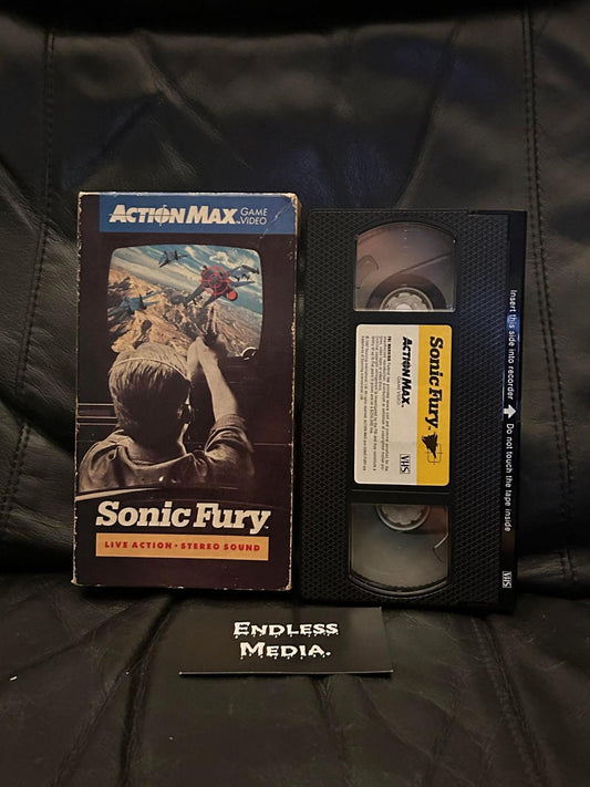 Sonic Fury Worlds of Wonder Action Max Item and Box Video Game