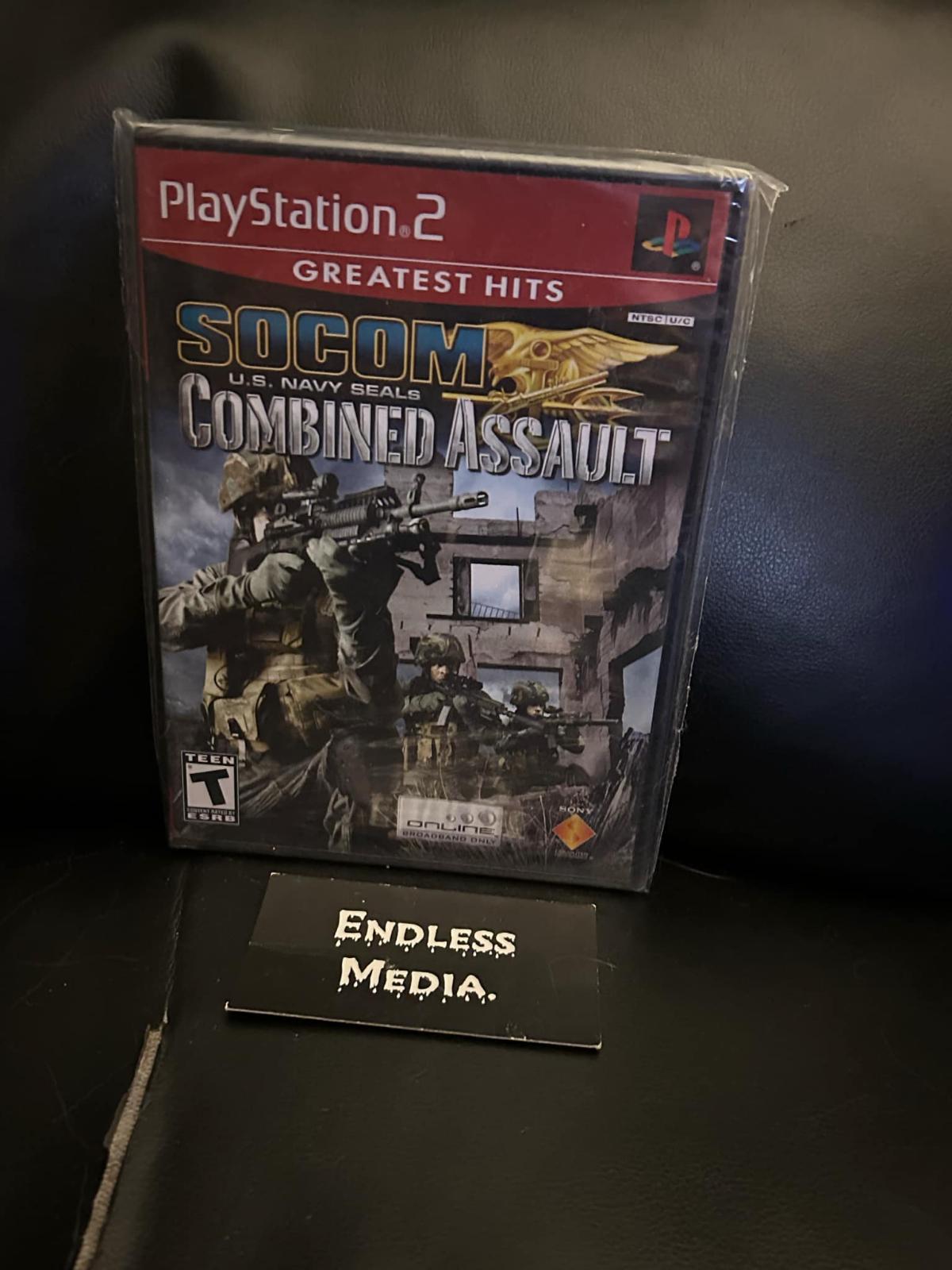 SOCOM US Navy Seals Combined Assault [Greatest Hits] Sony Playstation 2 New & Sealed Video Game