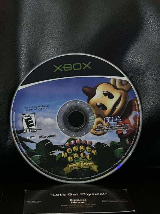 Super Monkey Ball Deluxe Microsoft Xbox Loose Video Game