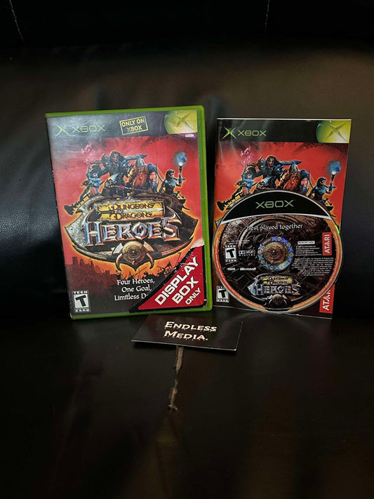 Dungeons & Dragons Heroes Microsoft Xbox CIB Video Game