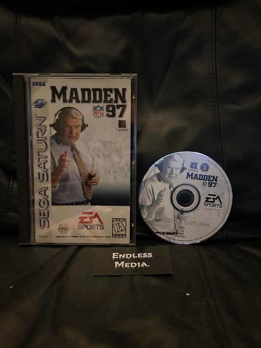 Madden 97 Sega Sega Saturn CIB Video Game