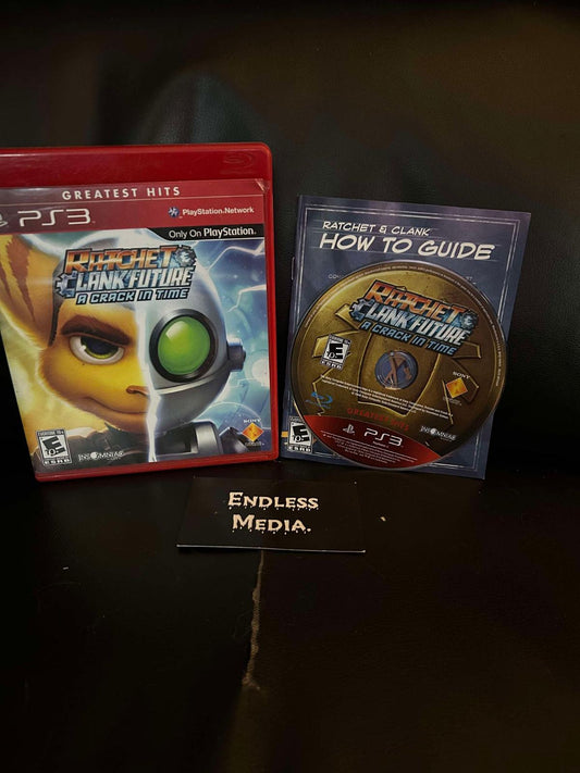 Ratchet & Clank Future: A Crack In Time [Greatest Hits] [Not For Resale] Sony Playstation 3 CIB Video Game