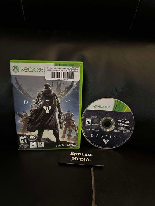 Destiny Microsoft Xbox 360 Item and Box Video Game