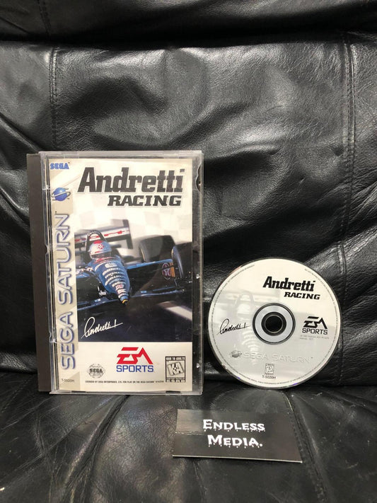 Andretti Racing Sega Sega Saturn CIB Video Game