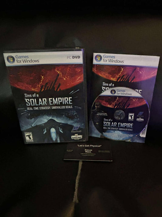 Sins of a Solar Empire PC PC Games CIB Video Game