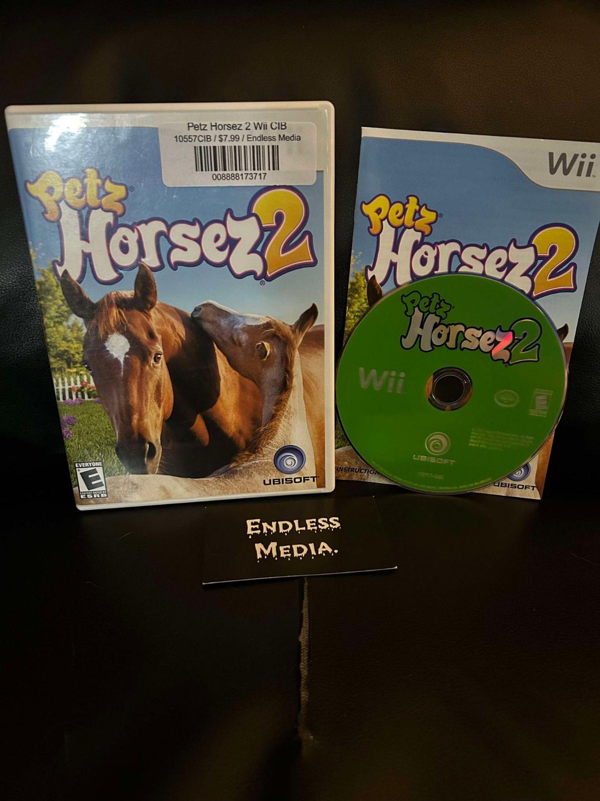 Petz Horsez 2 Nintendo Wii CIB Video Game