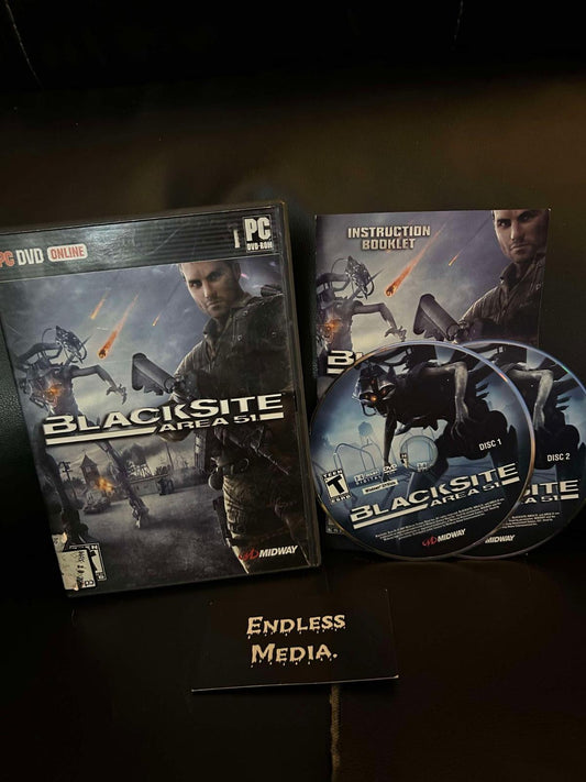 Blacksite: Area 51 PC PC Games CIB Video Game