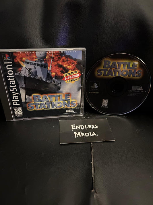 Battle Stations Sony Playstation CIB Video Game