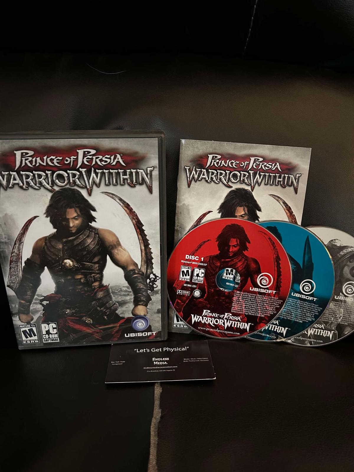 Prince of Persia Warrior Within PC PC Games CIB Video Game