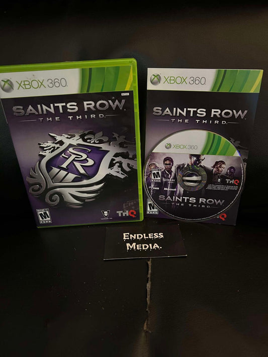 Saints Row: The Third Microsoft Xbox 360 CIB Video Game