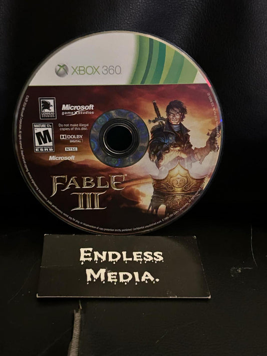 Fable III Microsoft Xbox 360 Loose Video Game