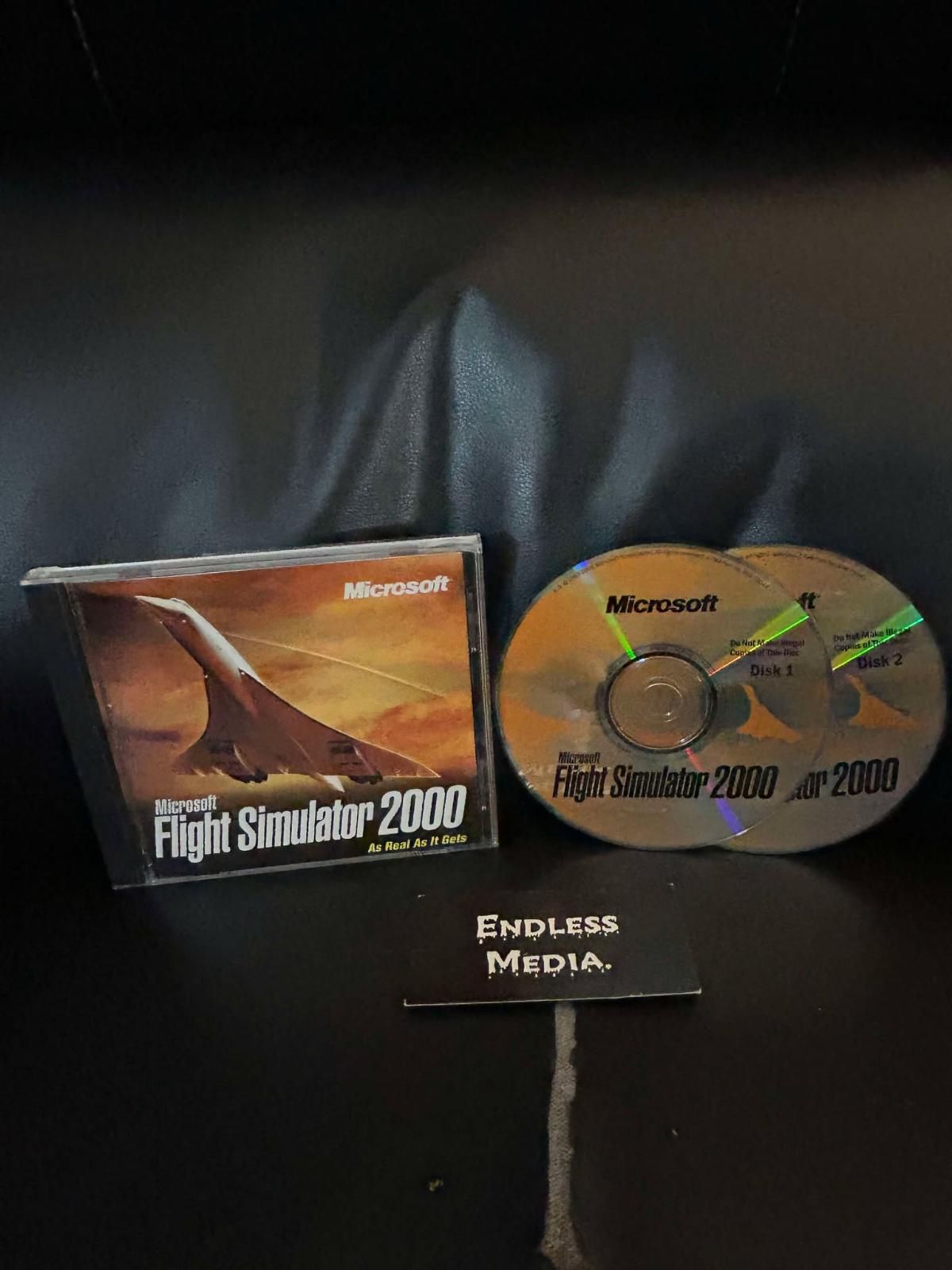 Microsoft Flight Simulator 2000 PC PC Games Loose Video Game